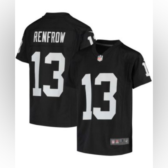 Hunter Renfrow Las Vegas Raiders 2020 Game Jersey Big Kids Small NWOT New - Picture 1 of 4